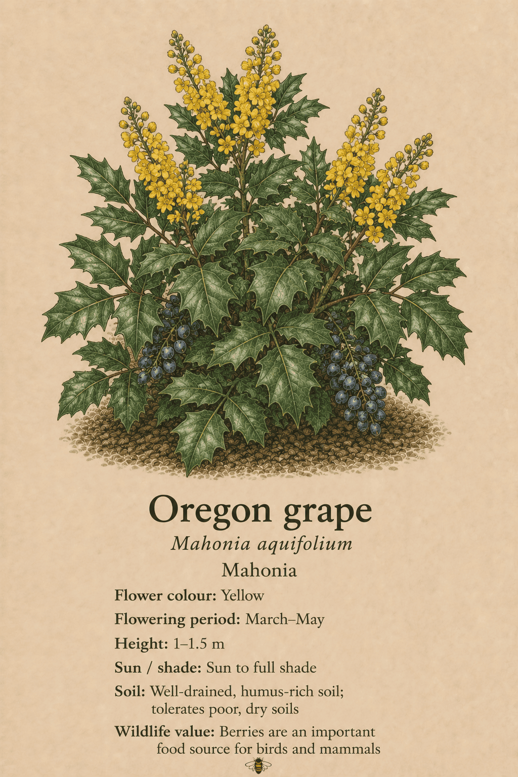 Oregon grape - mahonia - Mahonia aquifolium (1)